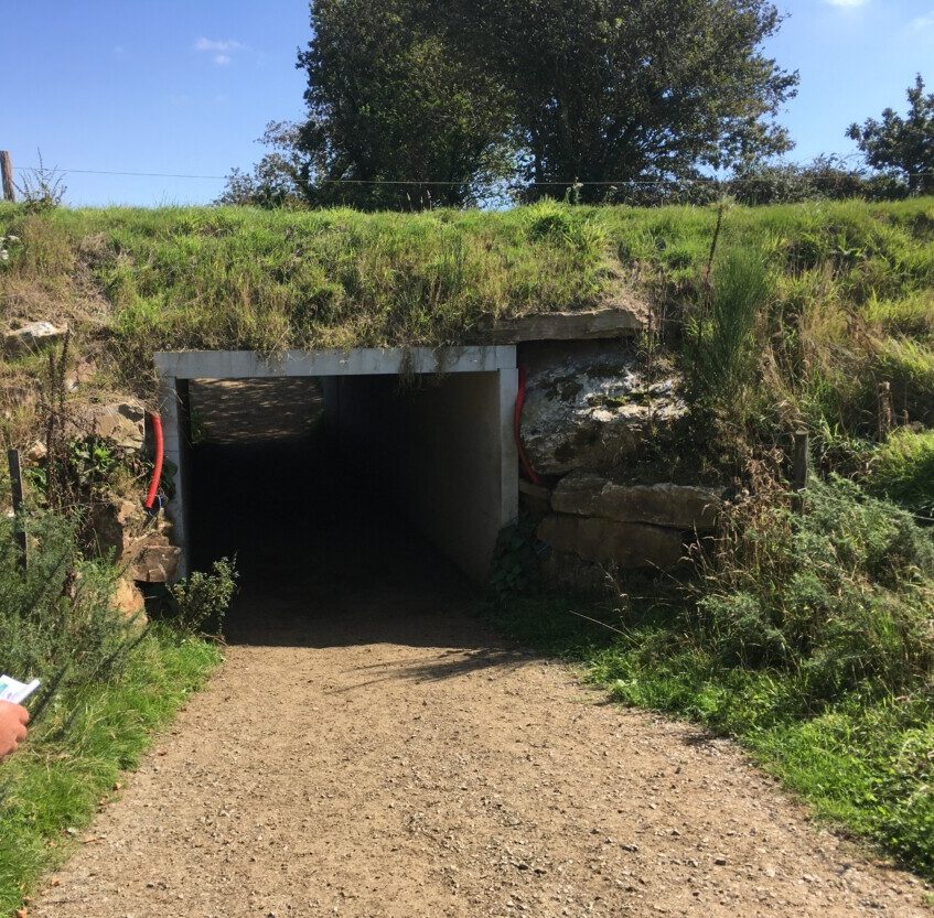 Boviduc sous voie communal